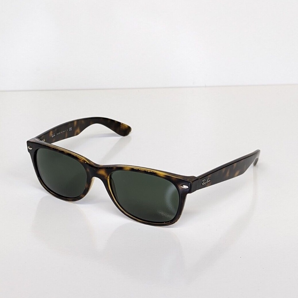 Ray Ban RB2132 New Wayfarer Classic Tortoise/ Green Lens 55[]18 Unisex Sunglasse